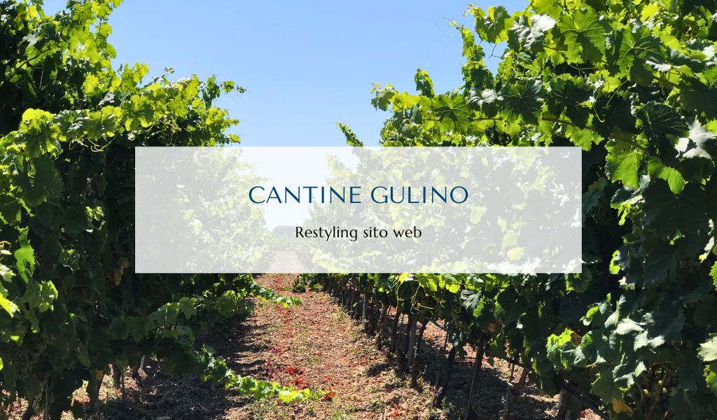 Restyling sito web Cantine Gulino